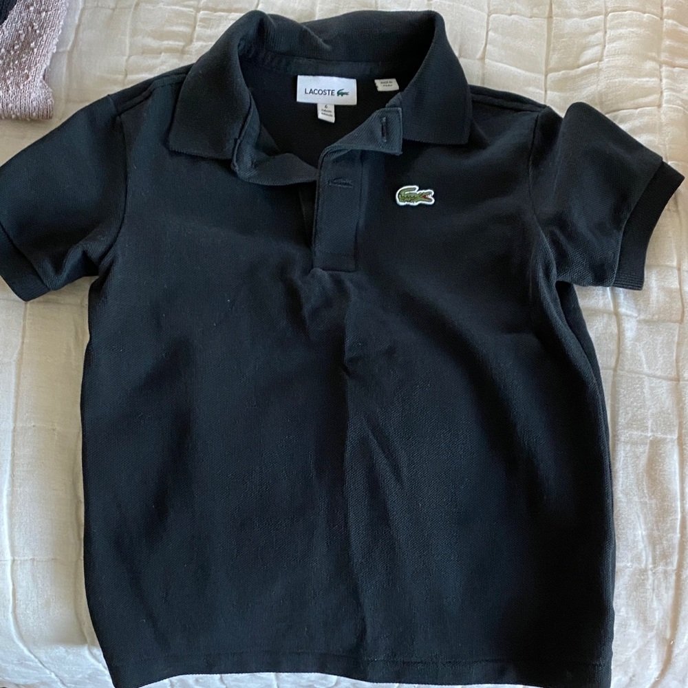 Kids size 6 Lacoste polo. Worn once